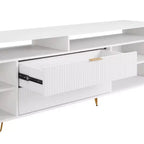 Mobile porta TV da 85" per TV fino a 80" Bianco