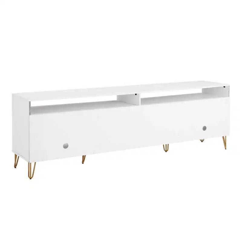 Mobile porta TV da 85" per TV fino a 80" Bianco