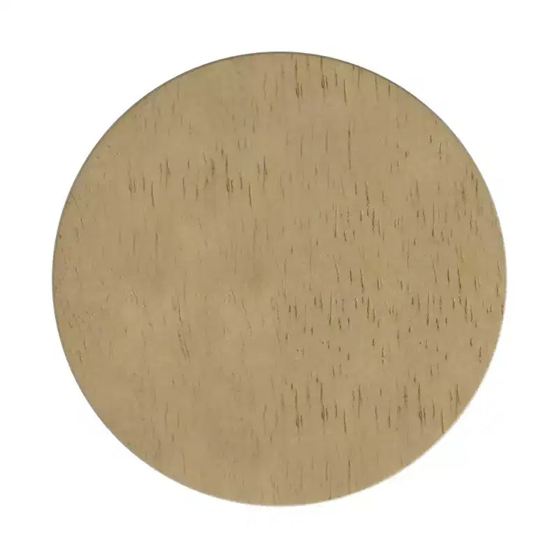 Pouf Contenitore con Piano in Legno Grigio Chiaro: Rivestito, Rotondo, Imbottito, Struttura in Legno