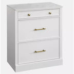 Pensile per armadio ufficio modulare effetto marmo bianco: stile rustico, superficie effetto marmo, costruzione in MDF