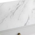 Pensile per armadio ufficio modulare effetto marmo bianco: stile rustico, superficie effetto marmo, costruzione in MDF