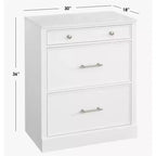 Pensile per armadio ufficio modulare effetto marmo bianco: stile rustico, superficie effetto marmo, costruzione in MDF