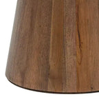 Tavolino/tamburo in legno Noce 16": Realizzato a mano, Mango, Nessun montaggio richiesto