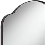 Specchio da parete ad arco 22 x 36 in bronzo anticato