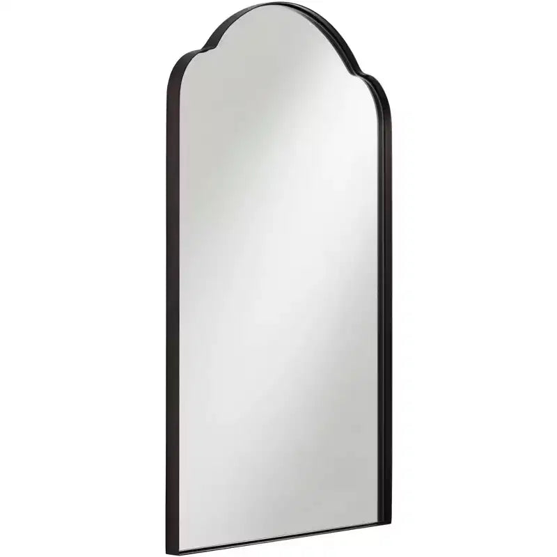 Specchio da parete ad arco 22 x 36 in bronzo anticato