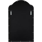 Specchio da parete ad arco 22 x 36 in bronzo anticato