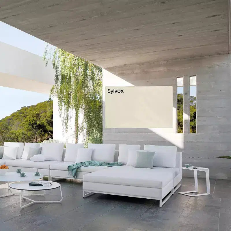 Copertura TV da Esterno 75 Pollici, Protezione Schermo Piatto per Televisione, Impermeabile Antipolvere con Tasca per Telecomando, Adatta per TV Smart LED, LCD, QLED, Grigio