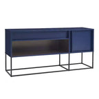 Porta TV moderno a 1 cassetto per TV fino a 65 pollici con luci a LED