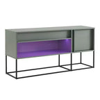 Porta TV moderno a 1 cassetto per TV fino a 65 pollici con luci a LED
