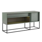 Porta TV moderno a 1 cassetto per TV fino a 65 pollici con luci a LED