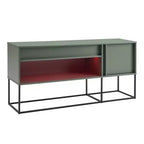 Porta TV moderno a 1 cassetto per TV fino a 65 pollici con luci a LED
