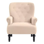 Poltrona Wingback in velluto larga 79 cm