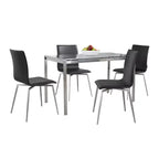 Set da pranzo girevole 5 pezzi in acciaio inossidabile