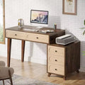 Lantine 51-Inch Computer Desk with 5 Drawers