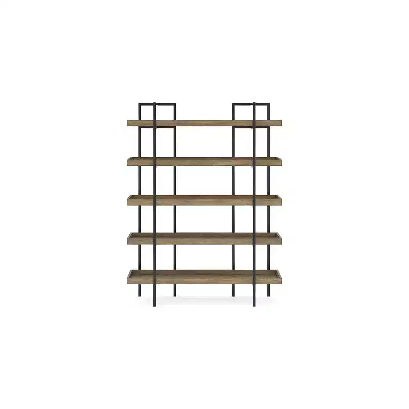 Libreria a 5 ripiani 76, marrone chiaro