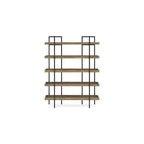 Libreria a 5 ripiani 76, marrone chiaro