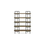 Libreria a 5 ripiani 76, marrone chiaro