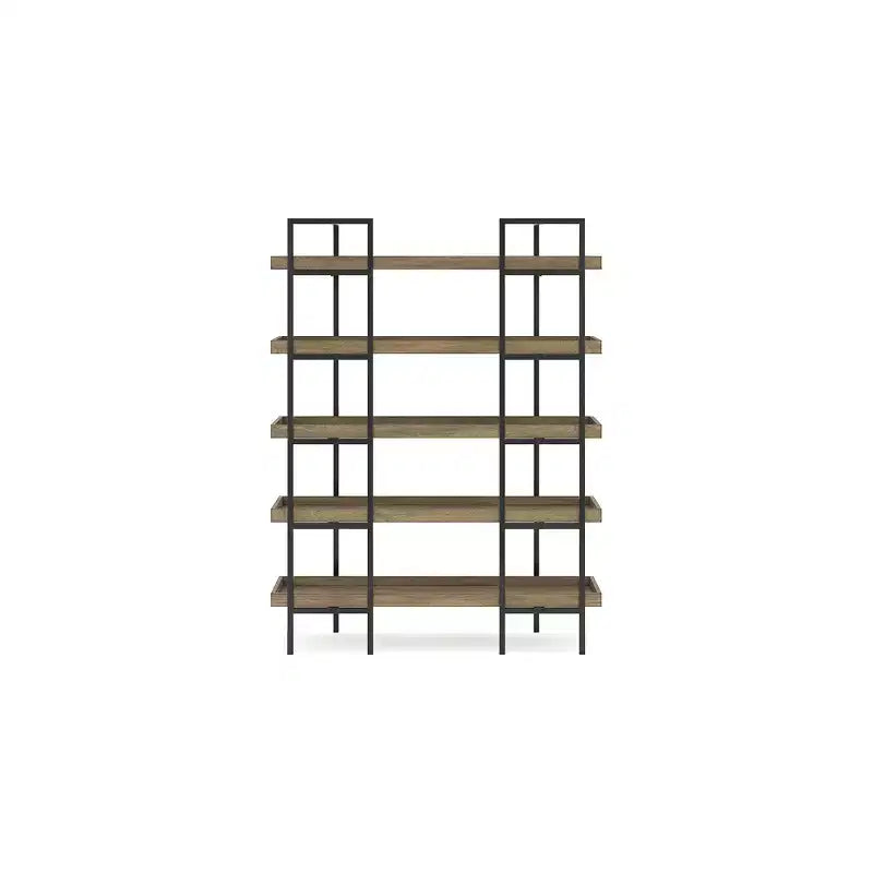 Libreria a 5 ripiani 76, marrone chiaro