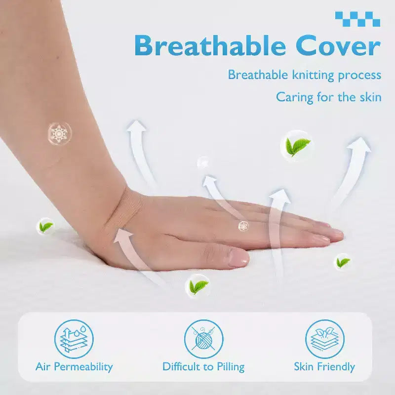 Materasso da 8 pollici in Memory Foam Gel per un sonno fresco e un sollievo dalla pressione/Certificato CertiPUR-US/Materasso in scatola/Alleviamento della pressione